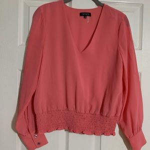 Long sleeve blouse with Vneck